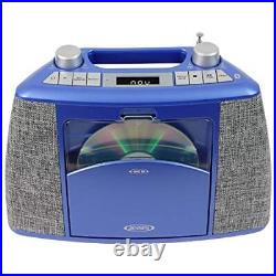 Jensen Home CD Player System Sport Handle + Bluetooth Boombox Portable Blueto