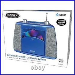 Jensen Home CD Player System Sport Handle + Bluetooth Boombox Portable Blueto