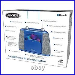 Jensen Home CD Player System Sport Handle + Bluetooth Boombox Portable Blueto