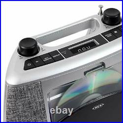Jensen Home CD Player System Sport Handle + Bluetooth Boombox Portable Blueto