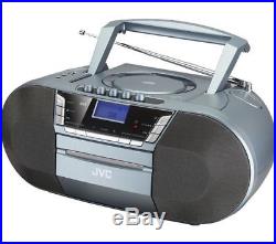Jvc Rc-d327b Portable CD Player Stereo Mega Bass Boombox Dab Fm Radio Bluetooth