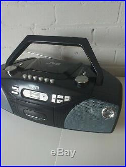 Jvc Rc-ez31 Portable CD Cassette Player Recorder Boombox Am/fm Radio