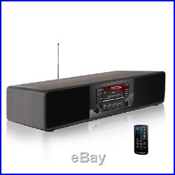 KEiiD CD/MP3 Player Stereo Wooden Desktop Bluetooth Hi-Fi Portable Home Audio