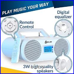 KLIM Boombox B4 CD Player Portable Audio System + New 2022 + AM/FM Radio with