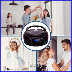 KLIM Boombox Portable Audio System NEW 2023 FM Radio CD Player Bluetooth MP3
