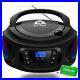 KLIM CD Boombox Portable Audio CD Player New 2022 FM Radio, Rechargeable B