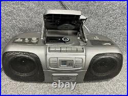 Koss PC38G Portable CD System With Radio Boombox Cassette Tape Player