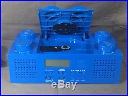 LEGO 2010 Portable CD Radio Player LG-11003 Blue Class 1 Laser
