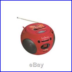 LEXIBOOK Boombox Disney Cars AM/FM Radio Top-Loader CD-Player 2 Lautspr RCD102DC