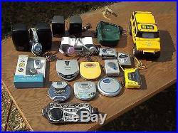 LOT of Vintage Portable CD Player- Sony Walkman, Aiwa, Philips ALL WORKING