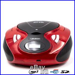 Lauson Boombox Portable Radio CD Player with Bluetooth Usb & MP3 Headphone