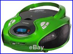 Lauson CP433 Portable CD Player USB Radio AM/FM Mp3 USB SD-Card Boombox Music IN