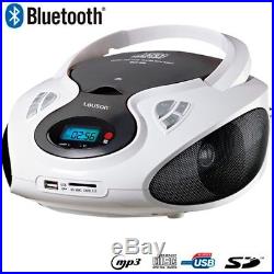 Lauson CP440 Portable CD Player With Bluetooth Boombox MP3/USB Playback, SD And