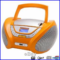 Lauson Cd-Player Boombox Stereo Portable Radio CD Player with USB Usb &