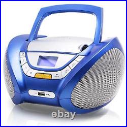 Lauson Woodsound Boombox with Cd Player Mp3 Portable Radio CD-Player Stereo