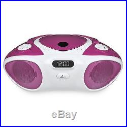Lava Purple Boombox XL Portable CD Player with FM Radio + Bluetooth Grade A
