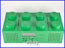 Lego CD Player Green Brick Stereo Boom Box AM/FM Radio ULTRA RARE COLOR