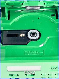 Lego CD Player Green Brick Stereo Boom Box AM/FM Radio ULTRA RARE COLOR