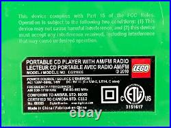 Lego CD Player Green Brick Stereo Boom Box AM/FM Radio ULTRA RARE COLOR