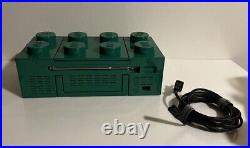 Lego CD Player Green Brick Stereo Boom Box AM/FM Radio ULTRA RARE COLOR Withcord