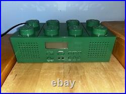 Lego CD Player Green Brick Stereo Boom Box AM/FM Radio ULTRA RARE COLOR Withcord