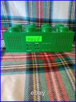 Lego CD Player Green Brick Stereo Boom Box AM/FM Radio ULTRA RARE COLOR Withcord