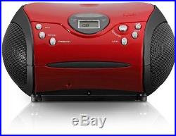 Lenco Portable Radio CD Player Red