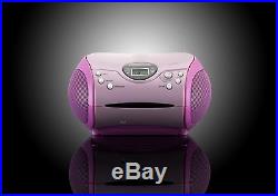 Lenco SCD-24 Portable CD Player With FM Tuner Radio Pink