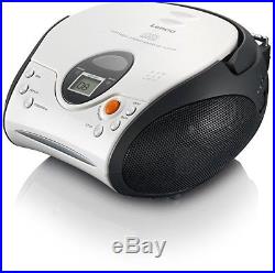 Lenco SCD-24 Portable Radio CD Player White
