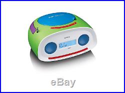 Lenco SCD 70 Portable DAB +/FM Radio with Top Loading CD Player, MP3 Player, USB