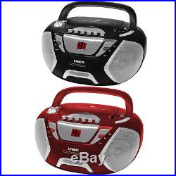 Lenoxx Portable Boombox CD-R/CD-RWithCassete Tape Player AM/FM radio/CD815/CD815R