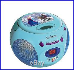 Lexibook Disney FROZEN Eiskönigen Tragbarer CD-Player Radio AUX Musik Boombox CD