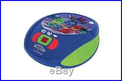 Lexibook RCD108PJM PJ Masks Boombox Portable Radio CD Player AC & Battery /NEW