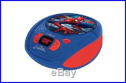 Lexibook RCD108SP Spiderman Portable Radio CD Player AC & Battery Operated /NEW