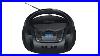 Lonpoo CD Player Portable Boombox With Fm Radio Usb Bluetooth Aux Input And Earphone Overview
