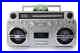 MONSTER Boom Box Ghetto Blaster Retro 1980s Style CD AM FM Bluetooth cassette