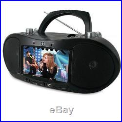 Magnasonic MAG-MDVD500 7 Inch Screen Portable CD DVD Player Boombox