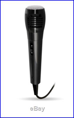 Magnasonic Portable CD/CD+G/DVD Player Karaoke Boombox with Karaoke Microphone