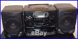 Magnavox AZ 2000 Large Portable Stereo Tape Recorder CD Player Boombox Bass