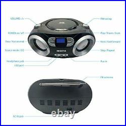 Megatek CD Player Boombox, Portable Bluetooth FM Radio Stereo Sound System with