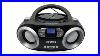 Megatek CD Player Boombox Portable Bluetooth Fm Radio Stereo Sound System With Crystal Overview