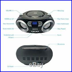 Megatek Portable CD Player Boombox, Bluetooth FM Radio Stereo System with