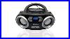 Megatek Portable CD Player Boombox Bluetooth Fm Radio Stereo System With Crystal Clear Sound