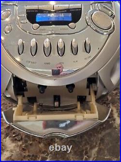 Memorex MP3230CHR Chrome CD Radio Cassette Boombox (Rare Model Only One On Ebay)