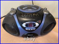 Memorex MP3838MBL Portable Boombox CD Player AM/FM RadioTested/Works