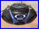 Memorex MP3838MBL Portable Boombox CD Player AM/FM RadioTested/Works