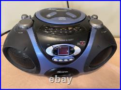 Memorex MP3838MBL Portable Boombox CD Player AM/FM RadioTested/Works