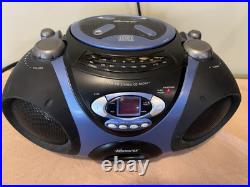 Memorex MP3838MBL Portable Boombox CD Player AM/FM RadioTested/Works
