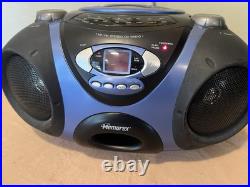 Memorex MP3838MBL Portable Boombox CD Player AM/FM RadioTested/Works