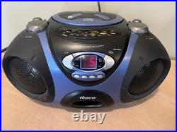 Memorex MP3838MBL Portable Boombox CD Player AM/FM RadioTested/Works